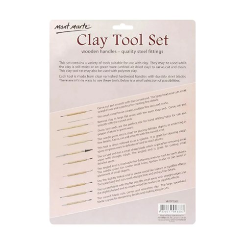 MONT MARTE CLAY TOOL SET 11 pc1